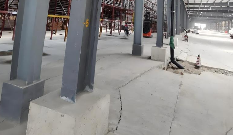 兰州厂房混凝土地面下沉原因及加固方案！